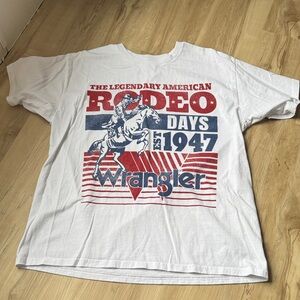 Women’s Wrangler Red, White and Blue Graphic T-Shirt